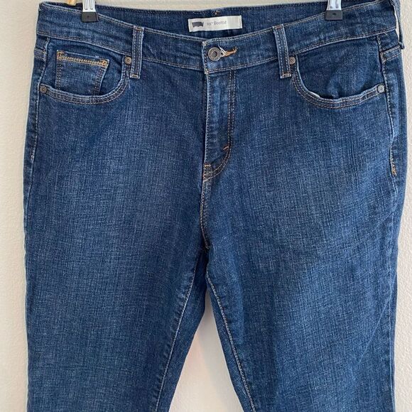 Levi’s 515 Bootcut Jeans Dark Wash Denim Size 14S - Picture 4 of 13